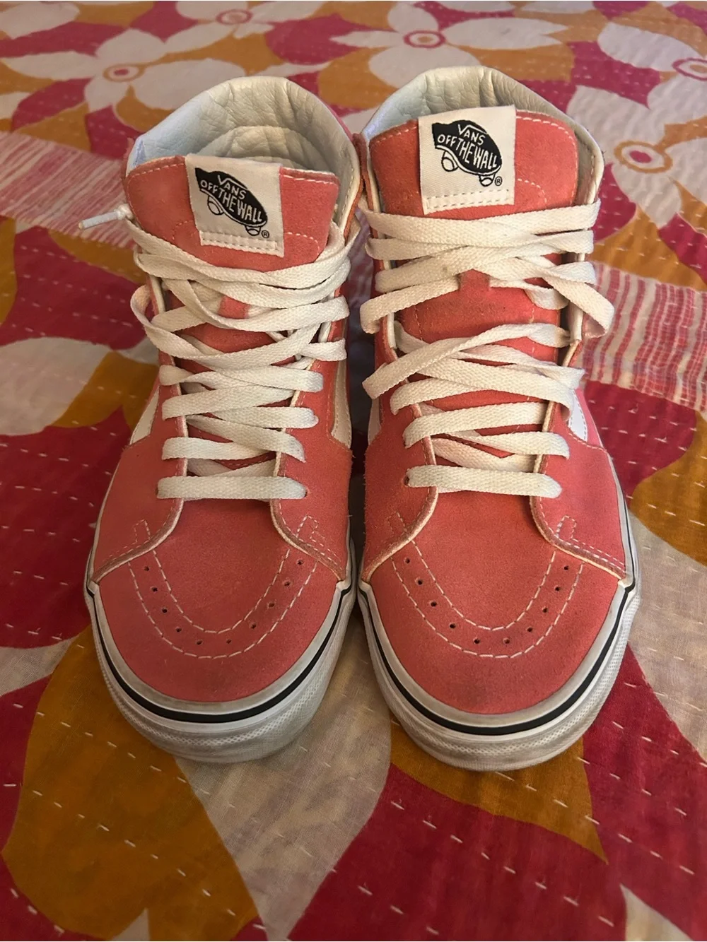 Vans Strawberry Pink Sk8-Hi Women’s High-Top Sneakers. Size 8.5